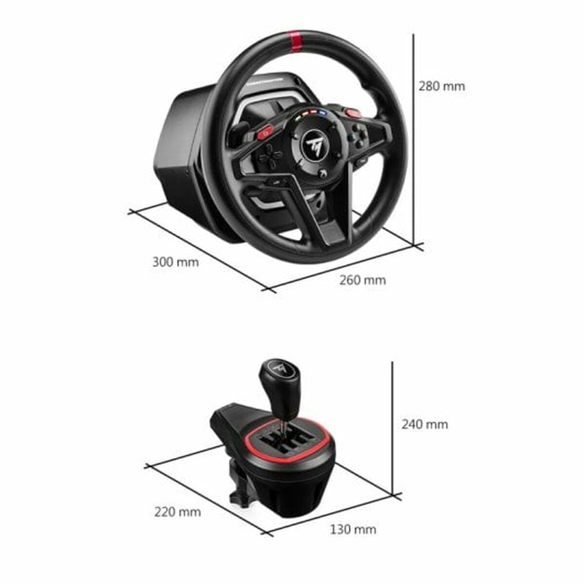 Spillekonsol Thrustmaster PC Sort Grå